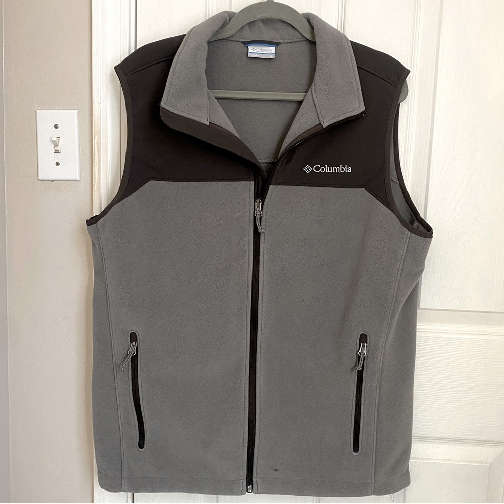 Columbia Fleece Zip Up Vest